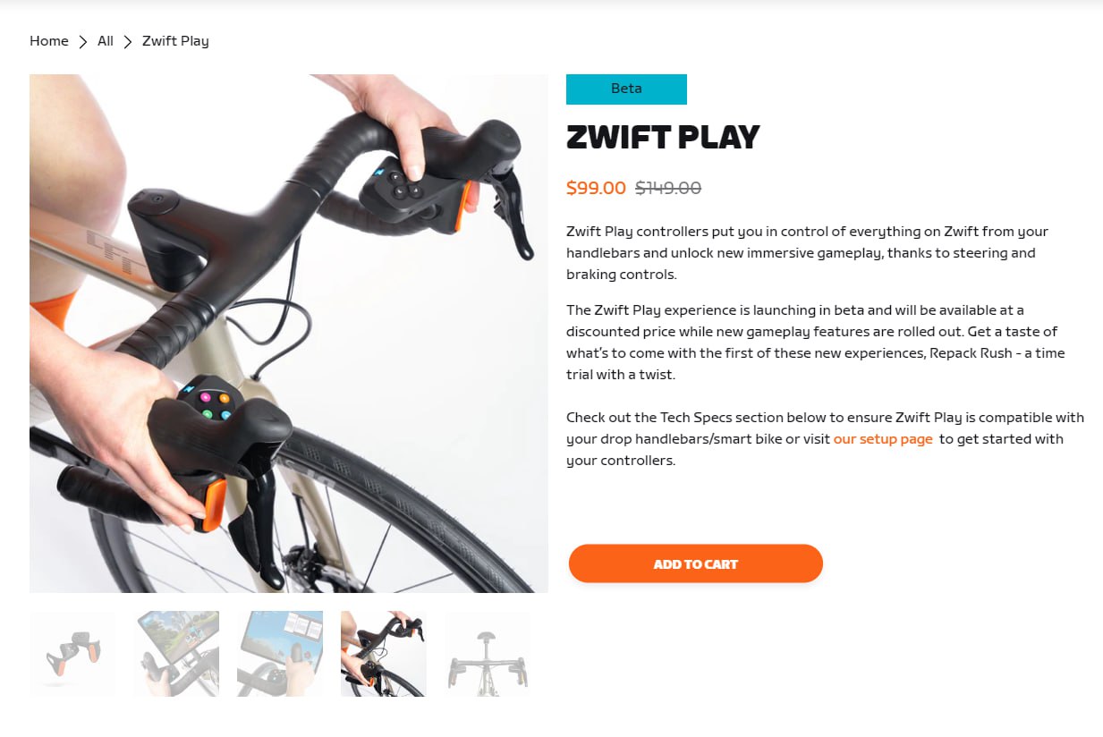 Доставка Zwift Play из США: пример заказа